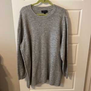 Like new Lane Bryant long gray sweater